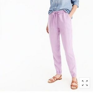 J Crew Linen Joggers
